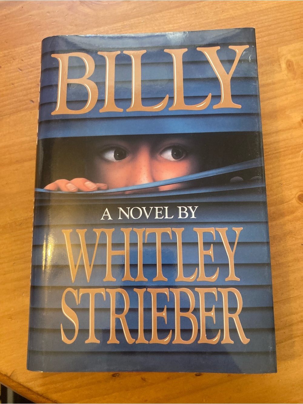 Billy by Whitley Strieber - Blue Hardcover Novel